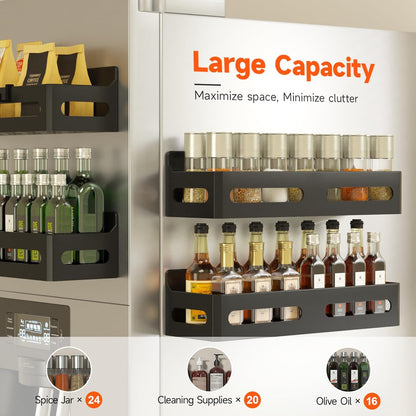 Magnetic Fridge Spice Racks, Set of 4 — view 4
