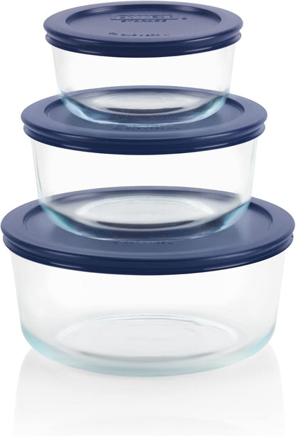 Pyrex Simply Store Glass Bowls, Set of 3