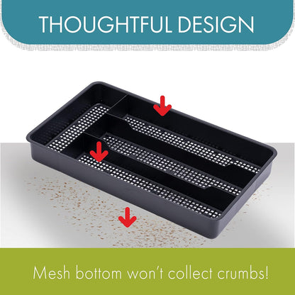 Cutlery Drawer Tray, 4 Compartments — view 4