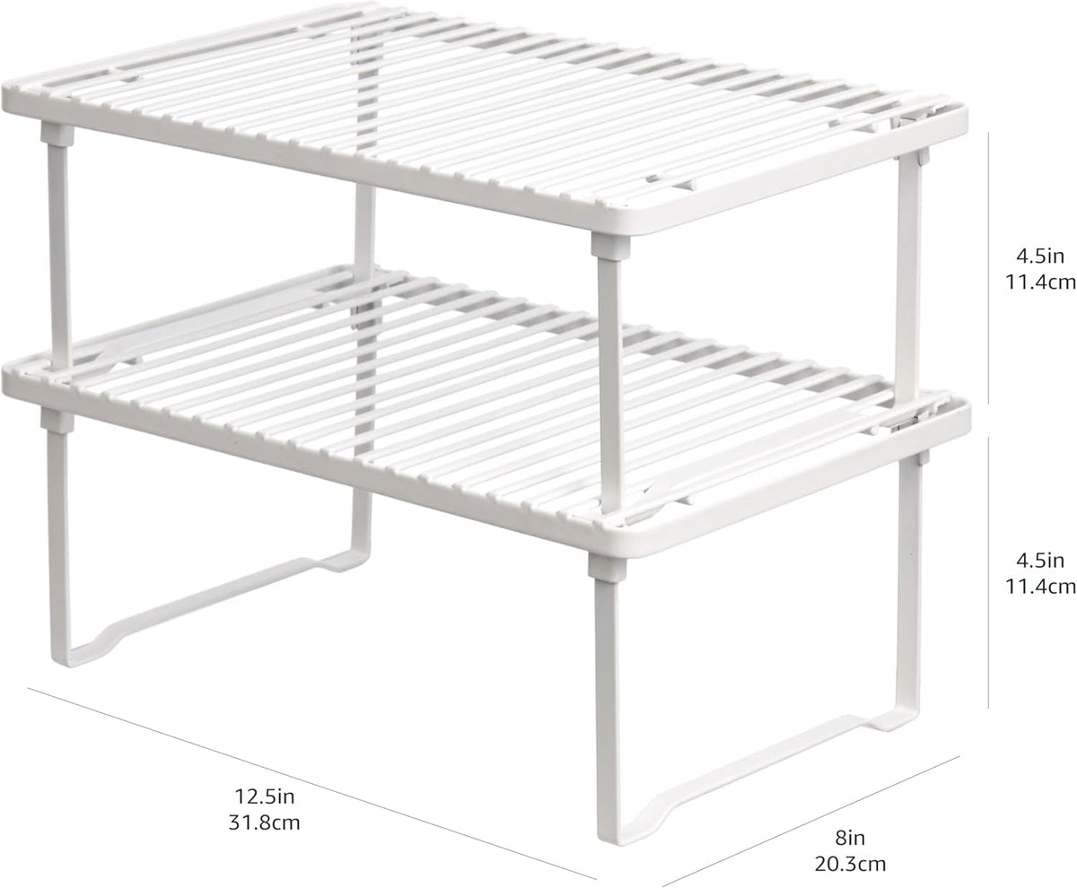 Stackable Cupboard Shelves, Pair — view 6
