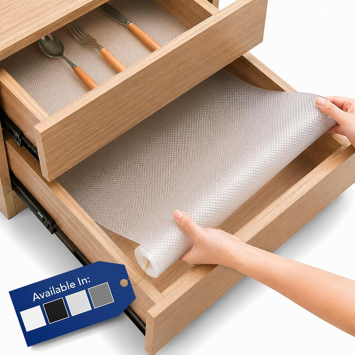 Non-Slip Drawer Liner, 30cm × 2m