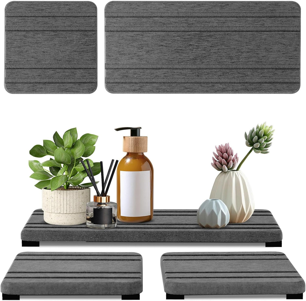 Diatomite Drying Trays, Set of 3
