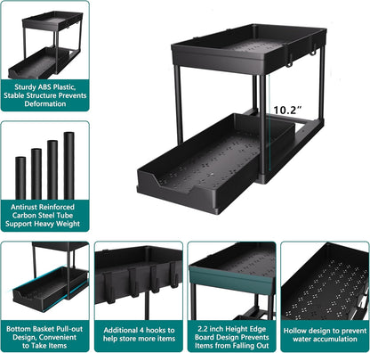 Under-Sink Organiser, 2 Tier · Pair — view 6