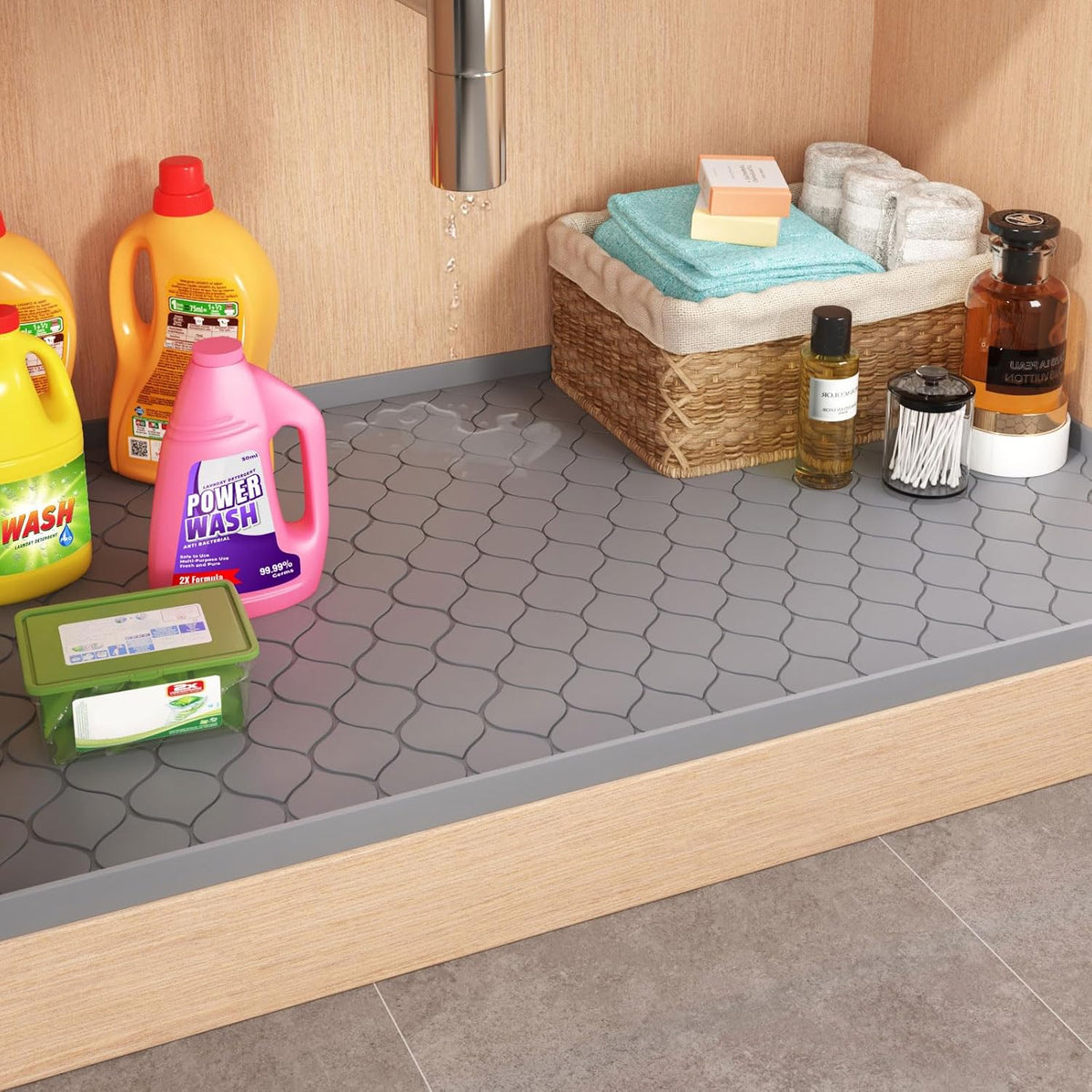 Silicone Under-Sink Mat, 86 × 56cm — view 7