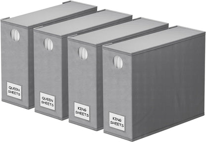 Bed Sheet Organisers, Set of 4