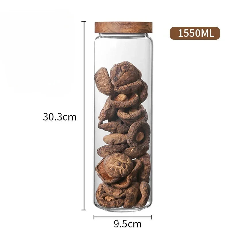 Size guide: 1550ml jar, 30.3cm tall and 9.5cm across