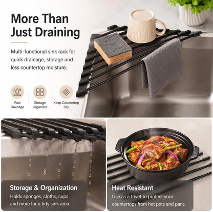 Also a trivet for a hot pan, and a place for sponges and cloths