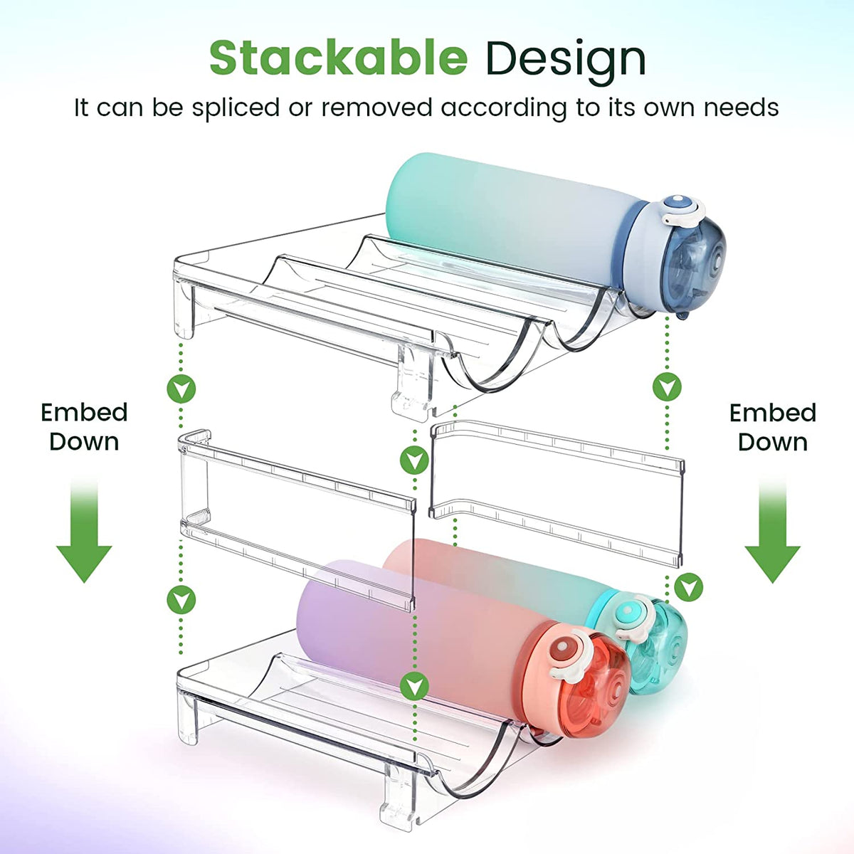 Water Bottle Organiser, Pair — view 2