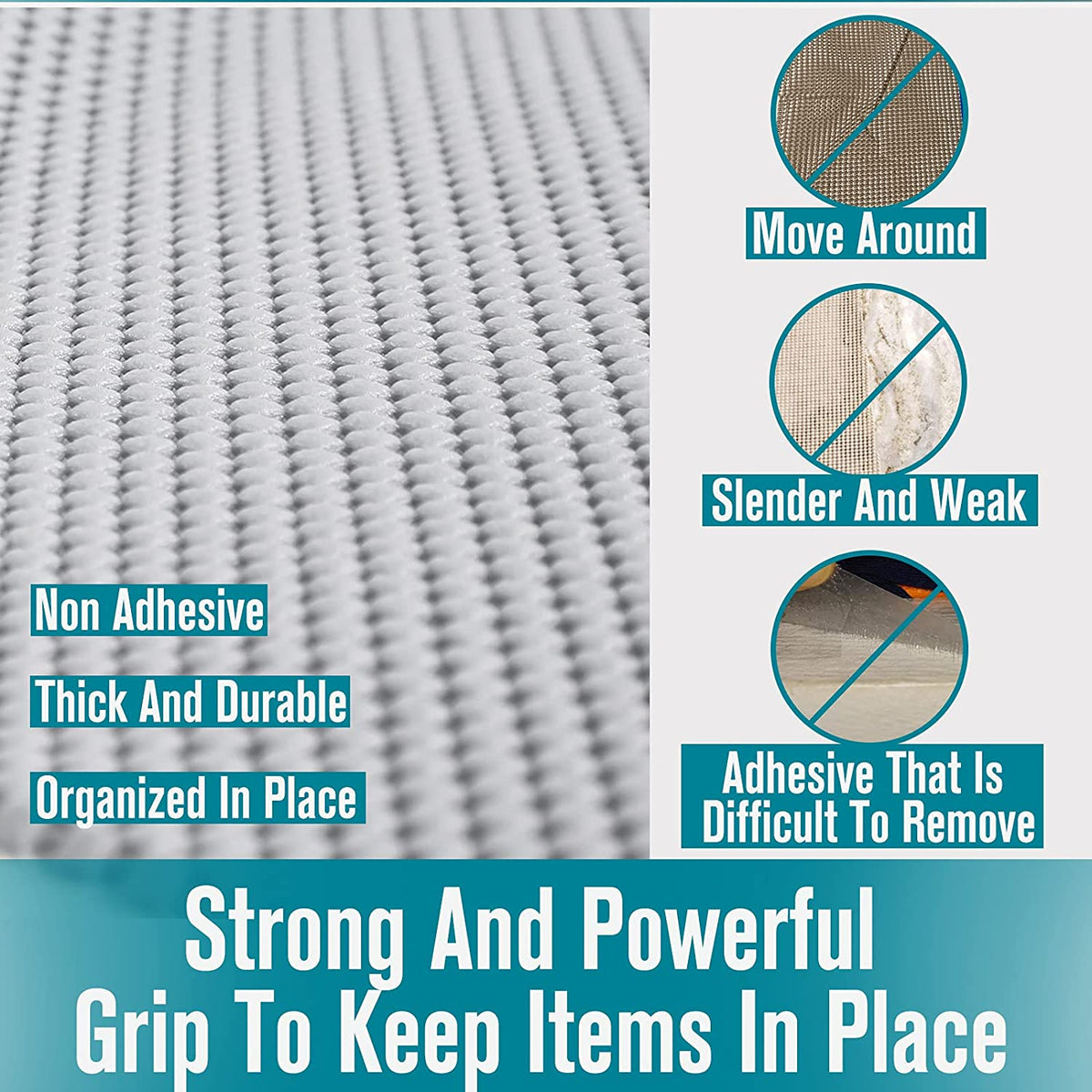 Non-Adhesive Shelf Liner, 30cm × 6.1m — view 7
