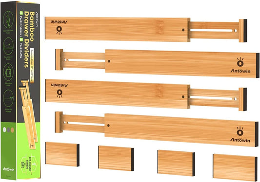 Spring-Loaded Drawer Dividers, Pair