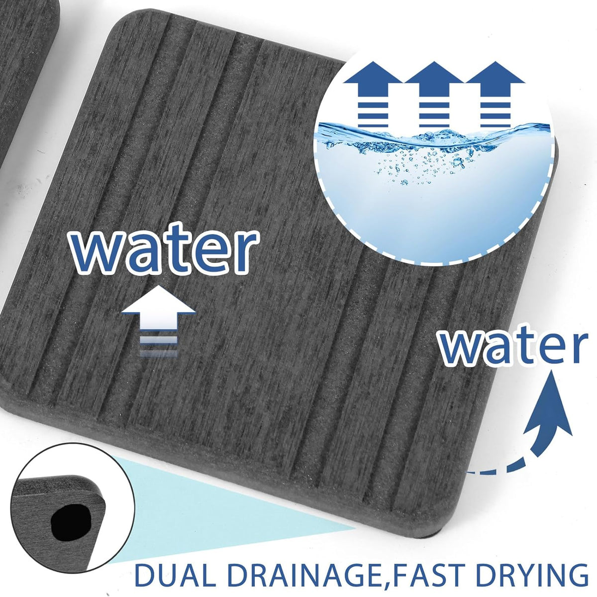 Diatomite Drying Trays, Set of 3 — view 2