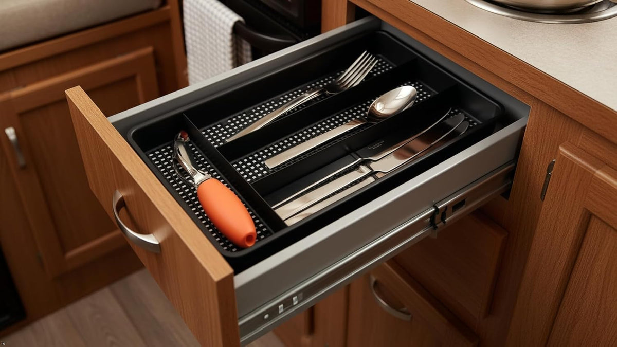 Cutlery Drawer Tray, 4 Compartments — view 6