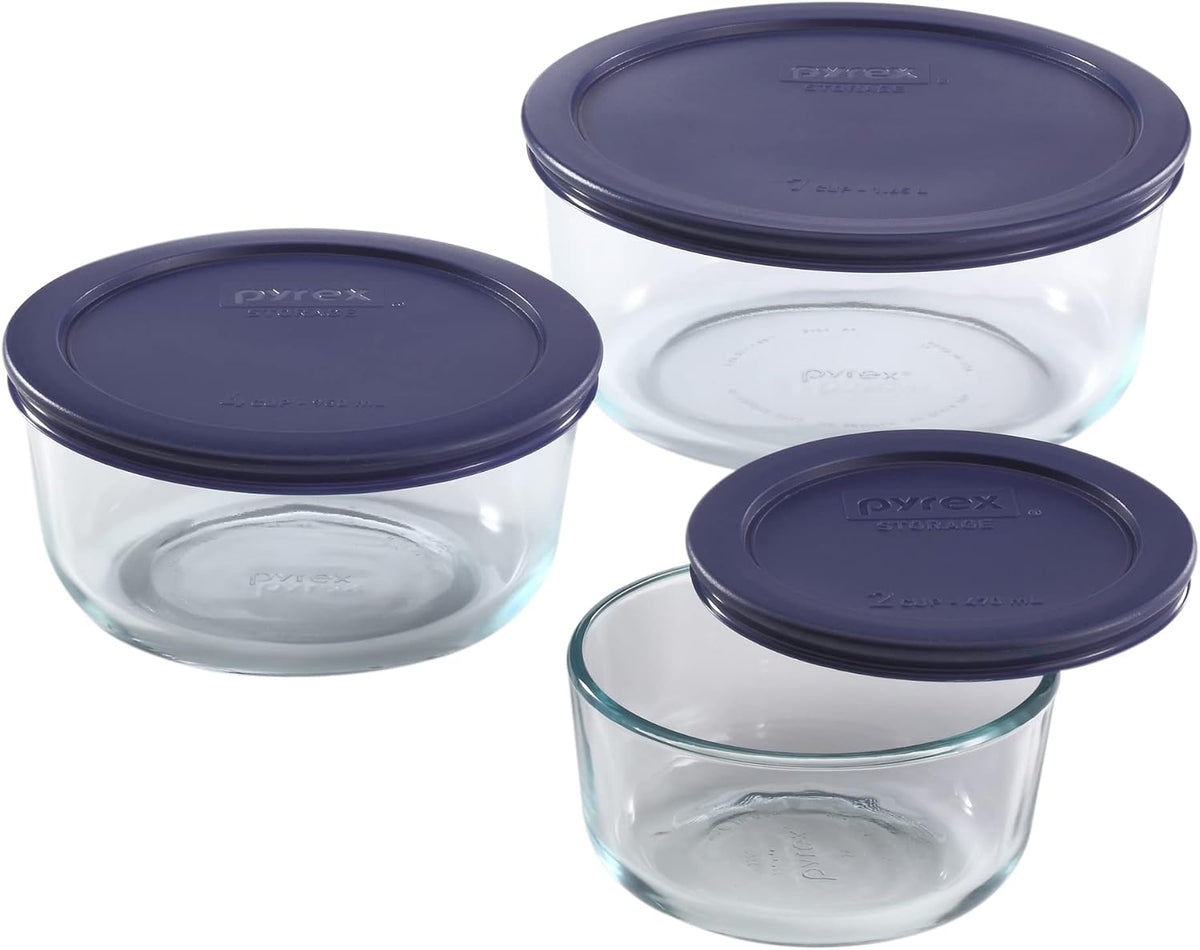 Pyrex Simply Store Glass Bowls, Set of 3 — view 2