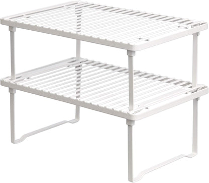 Stackable Cupboard Shelves, Pair