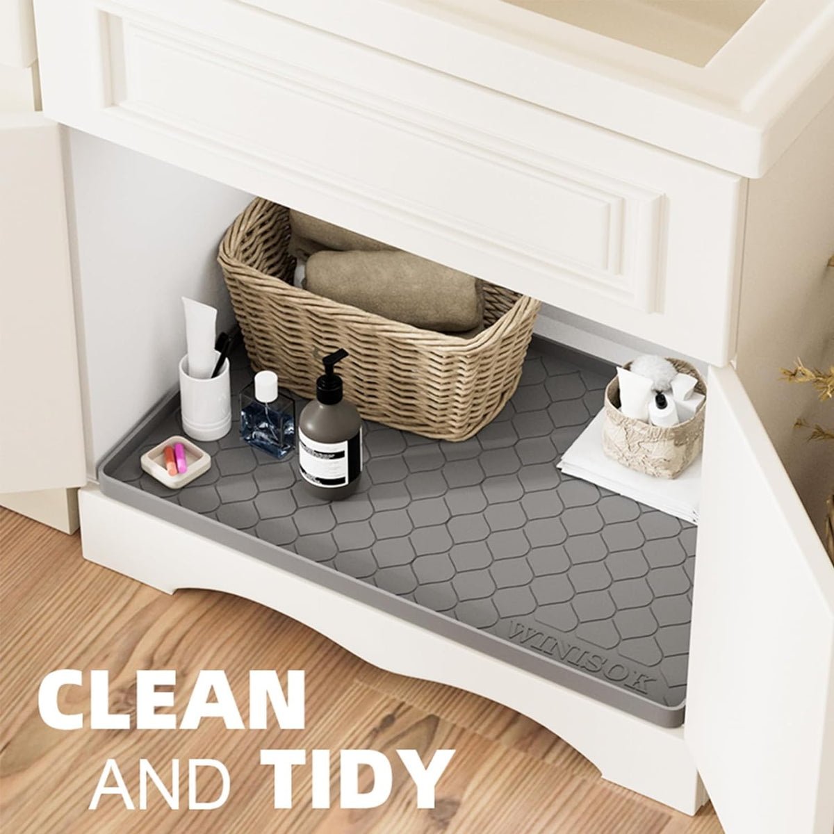 Silicone Under-Sink Mat, 86 × 56cm — view 4