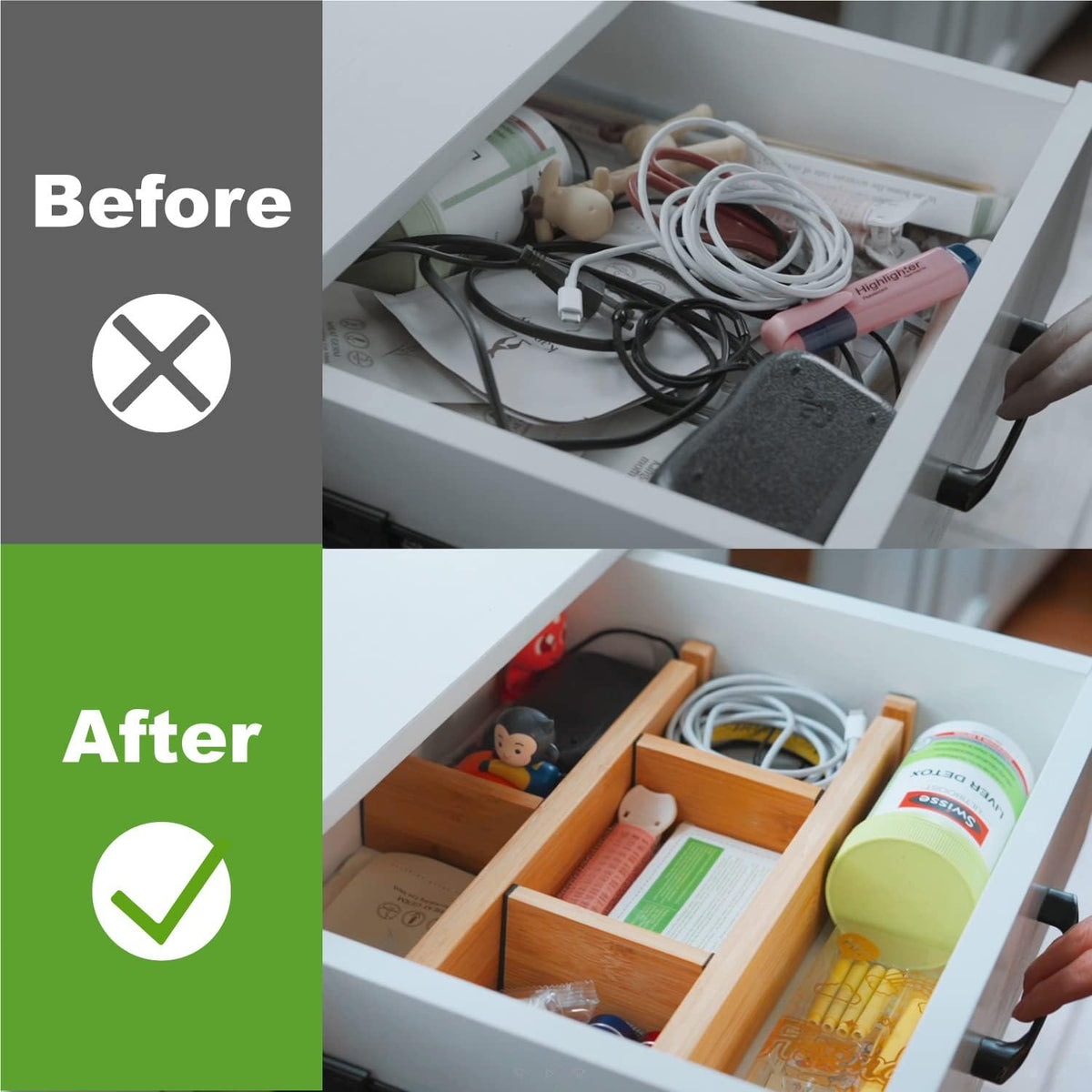 Spring-Loaded Drawer Dividers, Pair — view 4