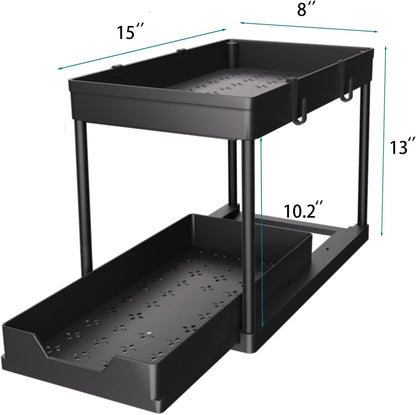 Under-Sink Organiser, 2 Tier · Pair — view 2